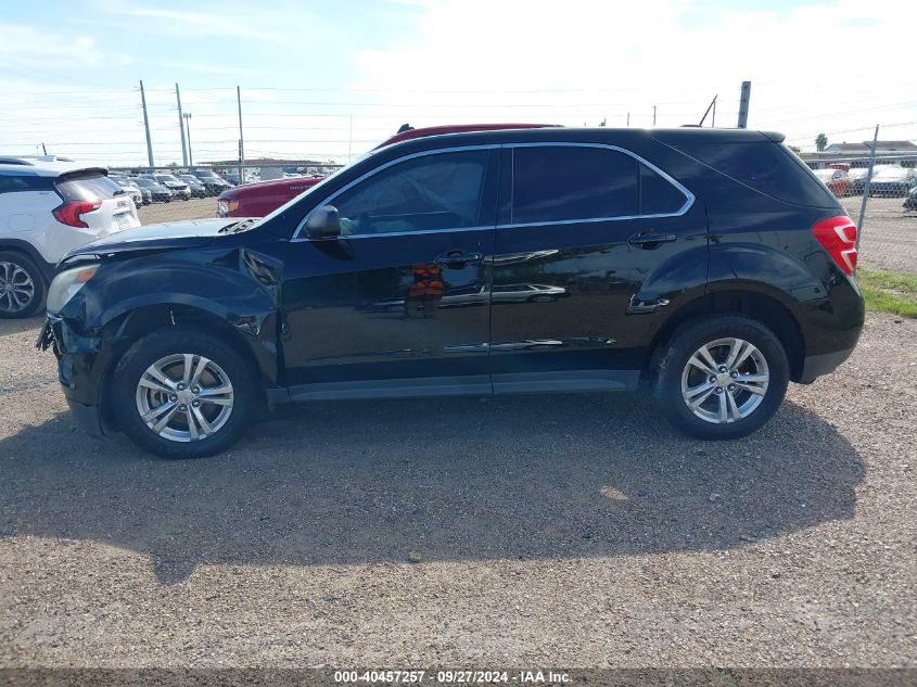 2016 Chevrolet Equinox Ls VIN: 2GNALBEKXG1163018 Lot: 40457257