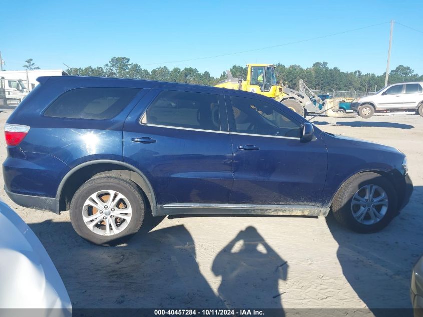 2012 Dodge Durango Sxt VIN: 1C4RDHAG1CC278575 Lot: 40457284