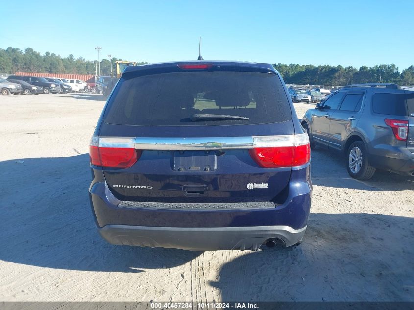 2012 Dodge Durango Sxt VIN: 1C4RDHAG1CC278575 Lot: 40457284