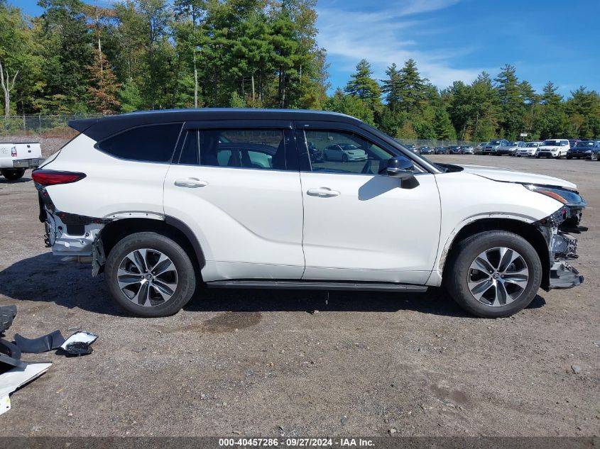 2021 Toyota Highlander Xle VIN: 5TDGZRBH4MS127333 Lot: 40457286