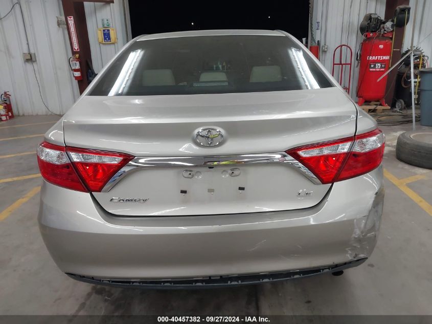 2016 Toyota Camry Le VIN: 4T4BF1FK9GR556303 Lot: 40457382