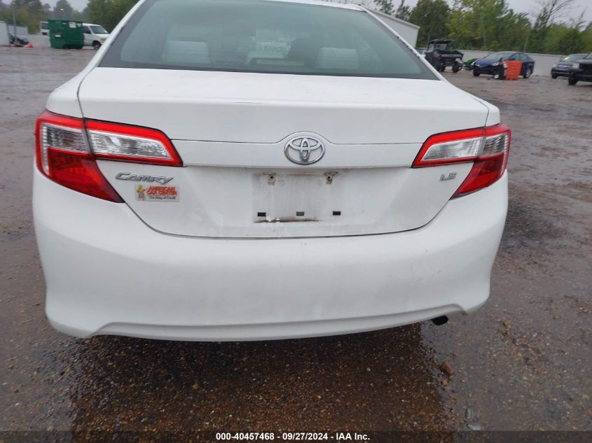 2012 Toyota Camry Le VIN: 4T1BF1FK8CU186336 Lot: 40457468