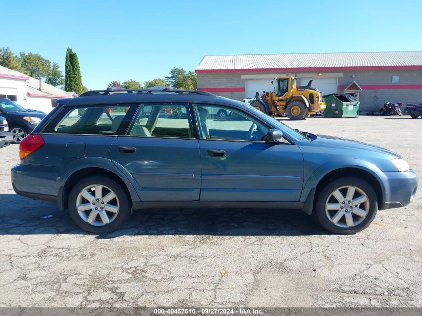 2006 Subaru Outback 2.5I VIN: 4S4BP61C067341507 Lot: 40457510