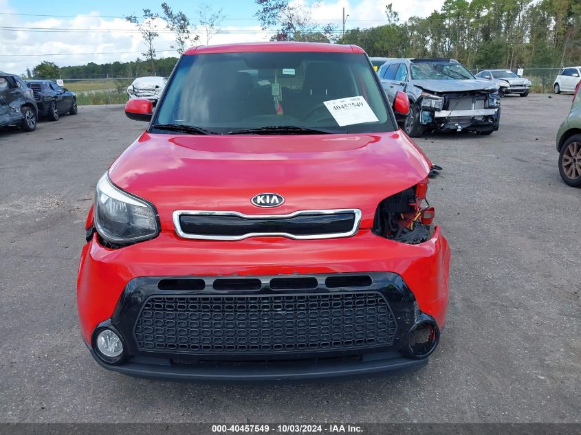 2016 Kia Soul + VIN: KNDJP3A5XG7864681 Lot: 40457549