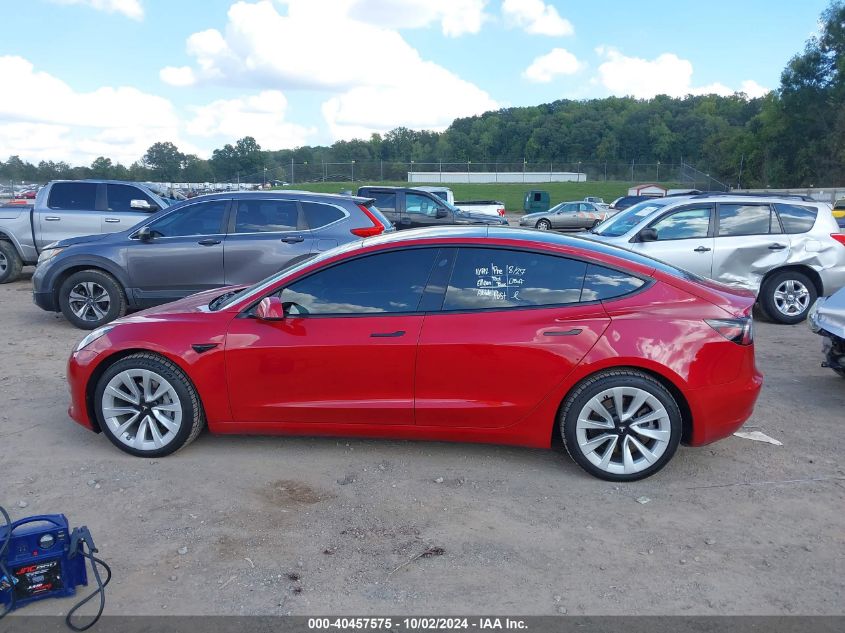 5YJ3E1EA4NF186799 2022 Tesla Model 3