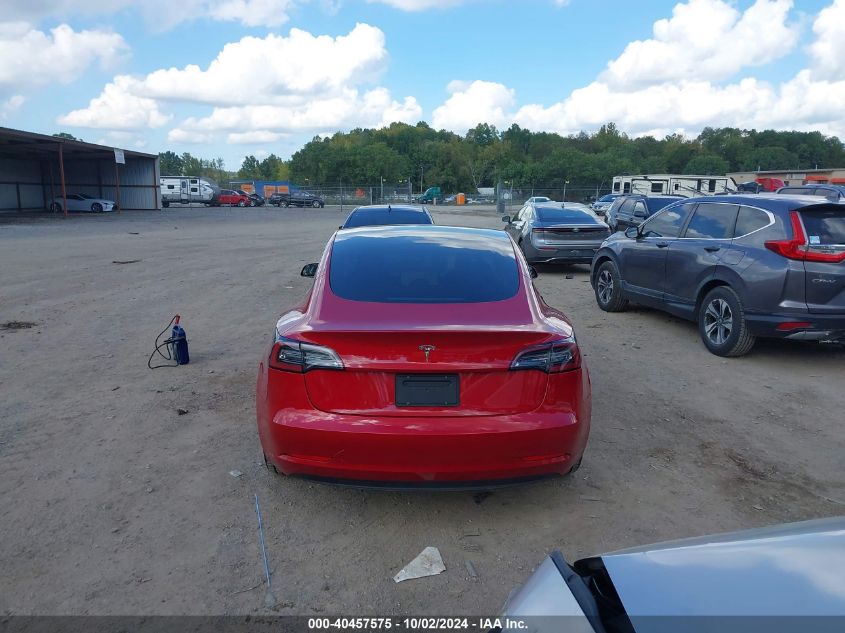 2022 Tesla Model 3 VIN: 5YJ3E1EA4NF186799 Lot: 40457575