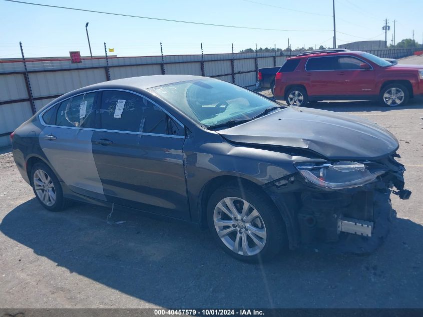 2016 Chrysler 200 Touring VIN: 1C3CCCFB5GN196517 Lot: 40457579