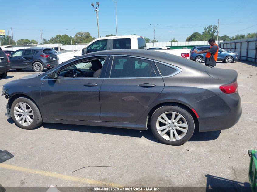 1C3CCCFB5GN196517 2016 Chrysler 200 Lx