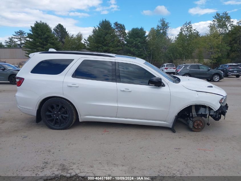 2018 Dodge Durango Gt Awd VIN: 1C4RDJDG2JC496167 Lot: 40457597