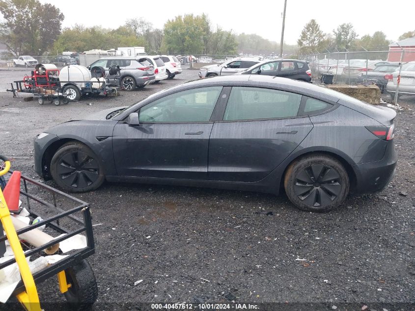 2024 Tesla Model 3 VIN: 5YJ3E1EB3RF788057 Lot: 40457612