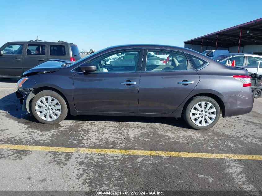 2014 Nissan Sentra Sv VIN: 3N1AB7AP0EL620282 Lot: 40457621