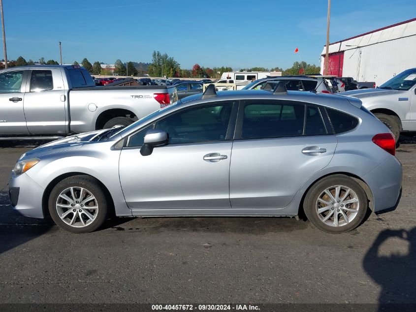 2012 Subaru Impreza 2.0I Premium VIN: JF1GPAC62CH202219 Lot: 40457672