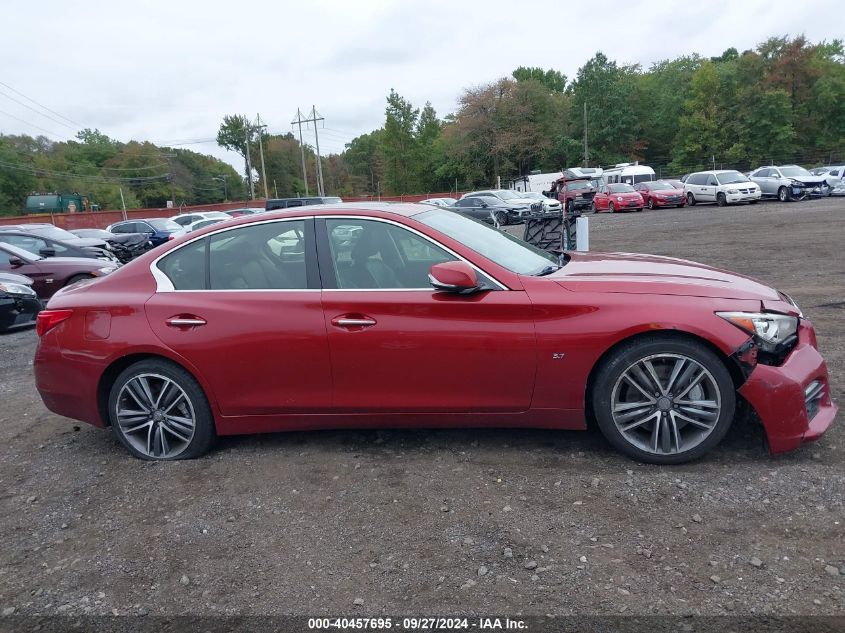 VIN JN1BV7AR9EM696361 2014 Infiniti Q50, Sport no.13