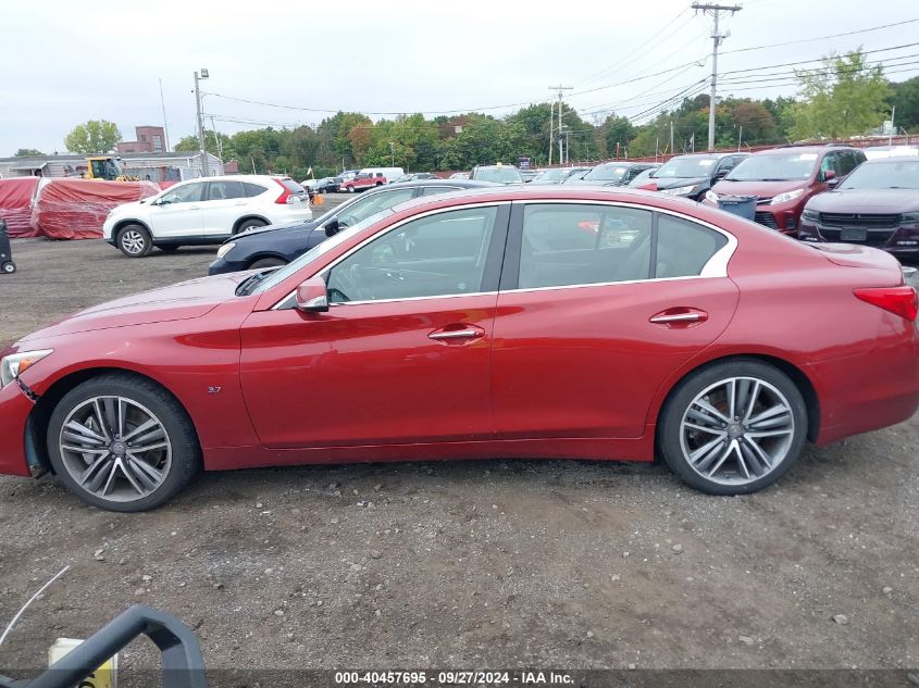 2014 Infiniti Q50 Sport VIN: JN1BV7AR9EM696361 Lot: 40457695