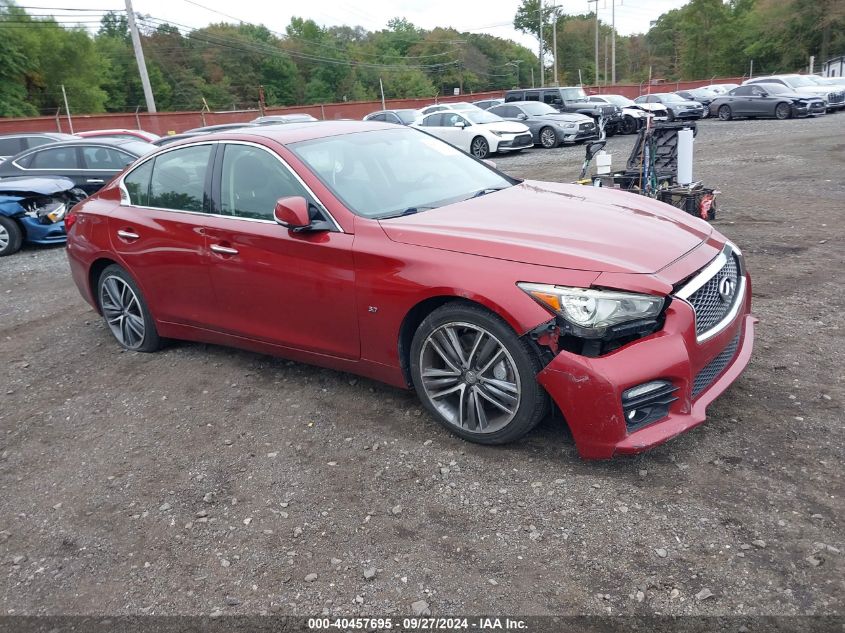 VIN JN1BV7AR9EM696361 2014 Infiniti Q50, Sport no.1