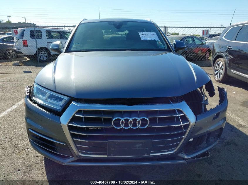 2018 Audi Q5 2.0T Premium/2.0T Tech Premium VIN: WA1BNAFY3J2108402 Lot: 40457708