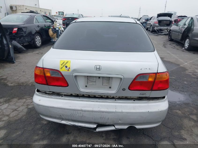 1999 Honda Civic Ex VIN: 1HGEJ8648XL037321 Lot: 40457747