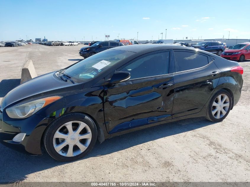 2013 Hyundai Elantra Limited VIN: 5NPDH4AE0DH245207 Lot: 40457765