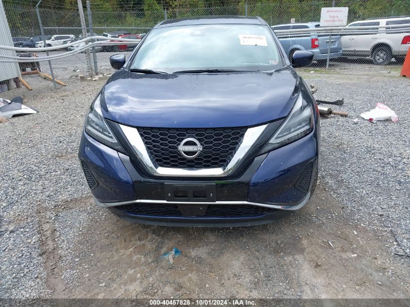 2023 Nissan Murano S Fwd VIN: 5N1AZ2AJ1PC111271 Lot: 40457828