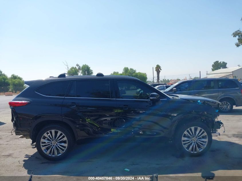 2023 Toyota Highlander Platinum VIN: 5TDKDRAH5PS044881 Lot: 40457846