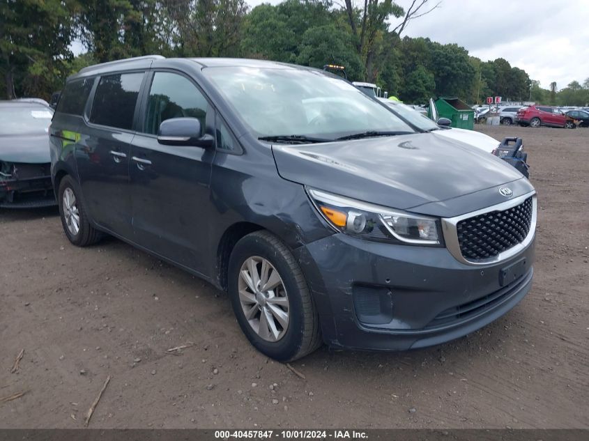 KNDMB5C14H6326664 2017 KIA SEDONA - Image 1