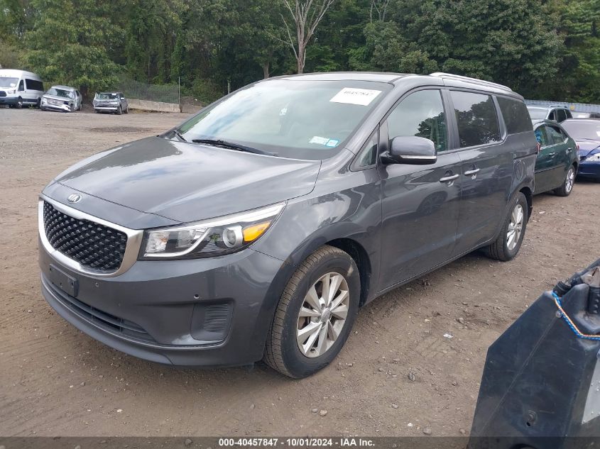 KNDMB5C14H6326664 2017 KIA SEDONA - Image 2