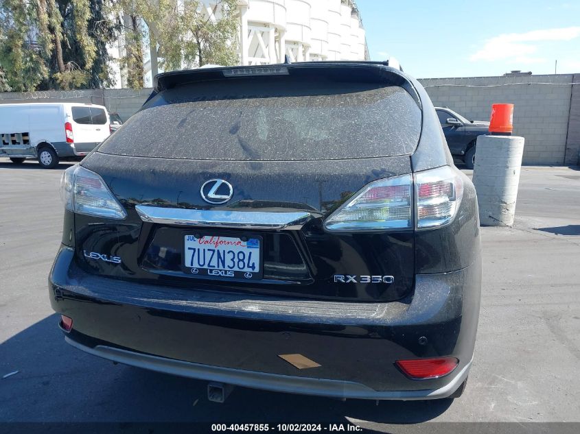 2010 Lexus Rx 350 VIN: 2T2ZK1BA9AC021283 Lot: 40457855