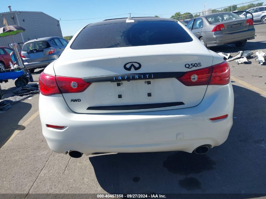 2014 Infiniti Q50 Premium VIN: JN1BV7AR5EM698561 Lot: 40457858