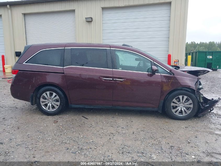 2014 Honda Odyssey Ex-L VIN: 5FNRL5H61EB010825 Lot: 40457867