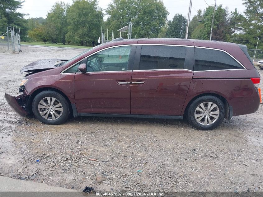 2014 Honda Odyssey Ex-L VIN: 5FNRL5H61EB010825 Lot: 40457867