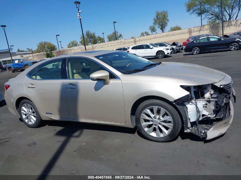 2013 Lexus Es 300H VIN: JTHBW1GG6D2000352 Lot: 40457885