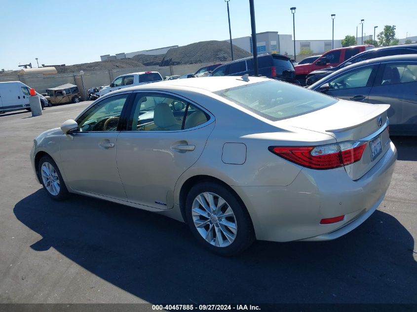 2013 Lexus Es 300H VIN: JTHBW1GG6D2000352 Lot: 40457885