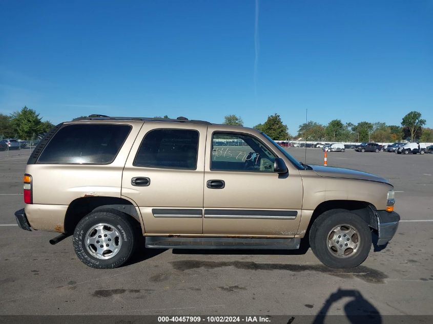 2005 Chevrolet Tahoe Ls VIN: 1GNEK13T95J118780 Lot: 40457909