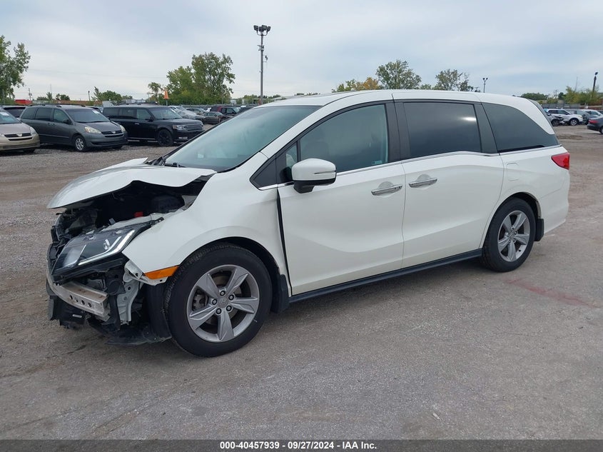 VIN 5FNRL6H79KB057014 2019 HONDA ODYSSEY EX-L