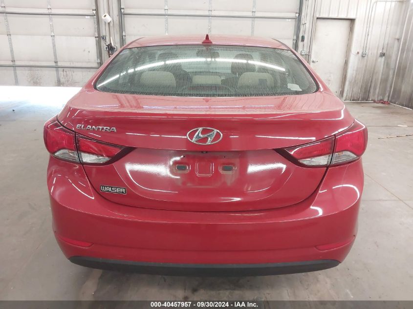 2016 Hyundai Elantra Se/Sport/Limited VIN: KMHDH4AEXGU558500 Lot: 40457957