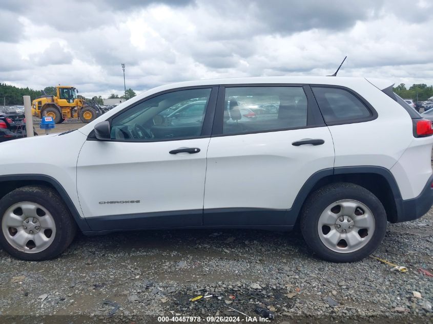 2014 Jeep Cherokee Sport VIN: 1C4PJLAB7EW163908 Lot: 40457978