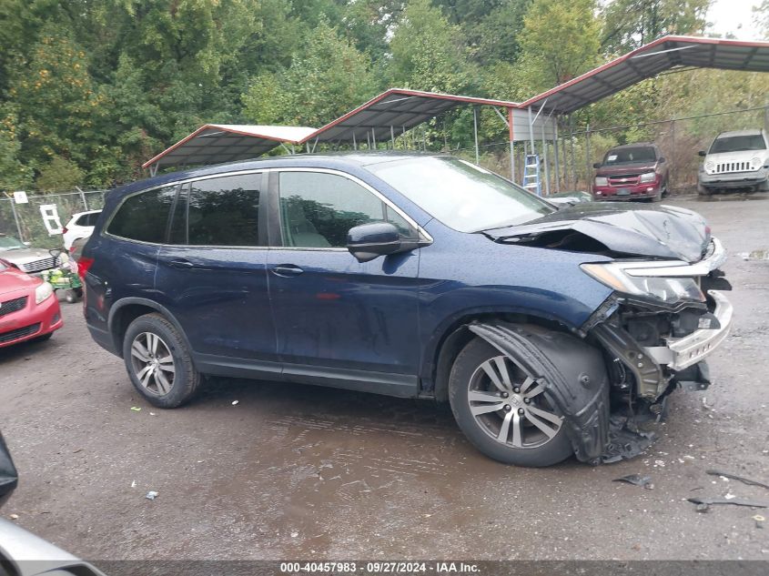 2017 Honda Pilot Ex VIN: 5FNYF6H39HB052176 Lot: 40457983