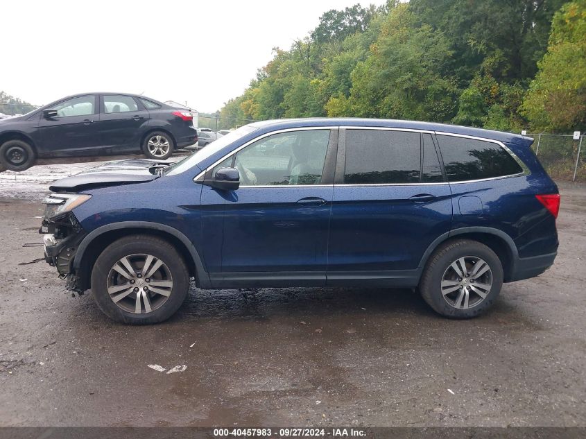 2017 Honda Pilot Ex VIN: 5FNYF6H39HB052176 Lot: 40457983