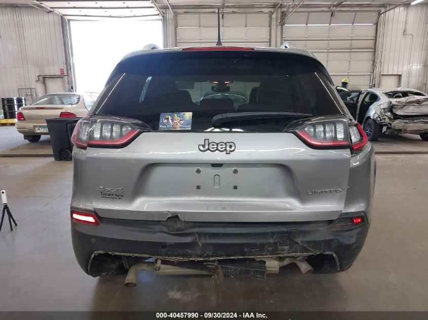 2019 Jeep Cherokee Limited VIN: 1C4PJMDX4KD125900 Lot: 40457990