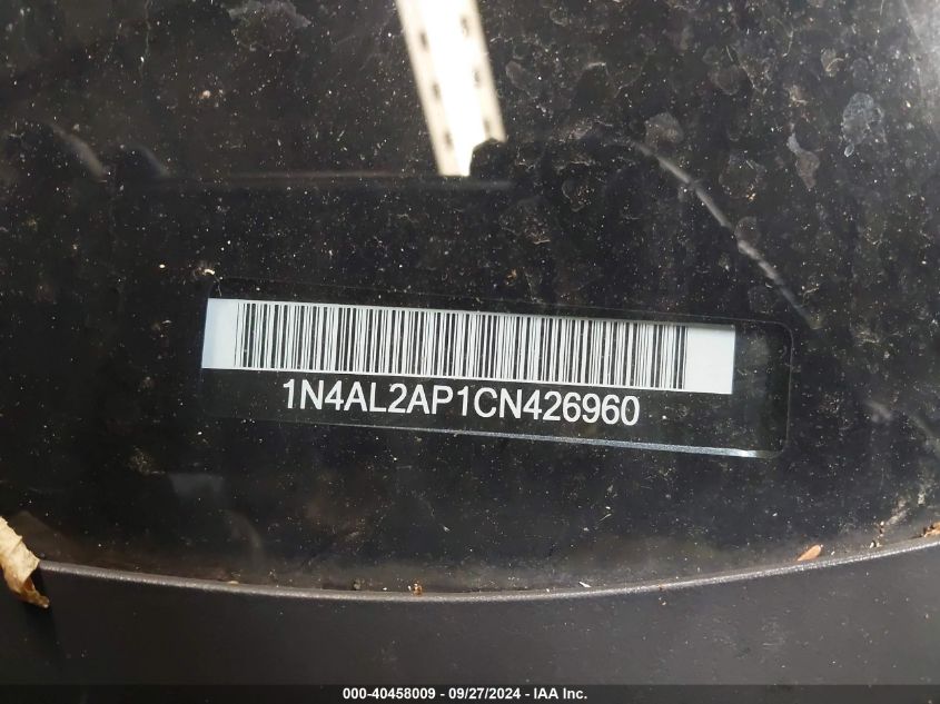 1N4AL2AP1CN426960 2012 Nissan Altima 2.5 S