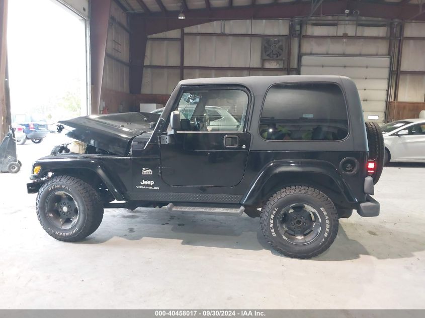 2003 Jeep Wrangler / Tj Sahara VIN: 1J4FA59S43P316130 Lot: 40458017