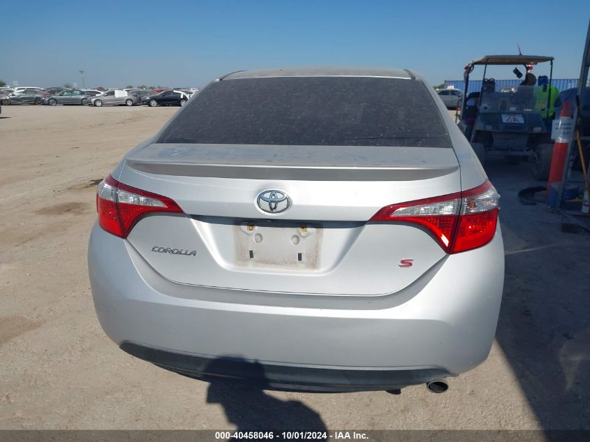 2014 Toyota Corolla S Plus VIN: 2T1BURHE9EC025381 Lot: 40458046