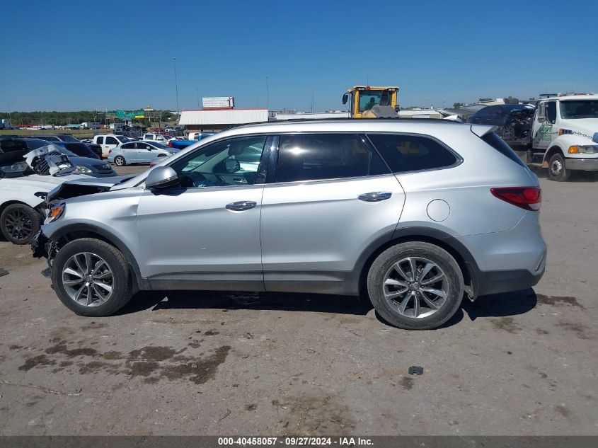 2018 Hyundai Santa Fe Se VIN: KM8SN4HF1JU289664 Lot: 40458057