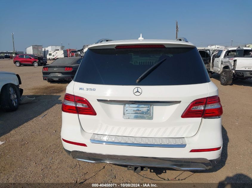 2015 Mercedes-Benz Ml 350 VIN: 4JGDA5JB6FA457065 Lot: 40458071