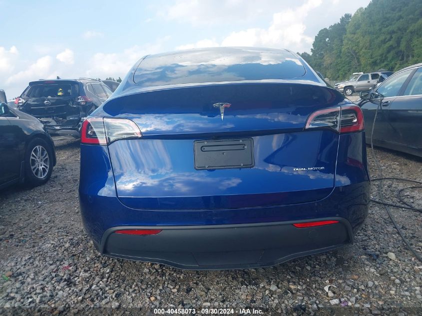 2024 Tesla Model Y Long Range Dual Motor All-Wheel Drive VIN: 7SAYGDEE2RA271473 Lot: 40458073