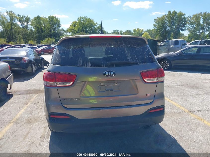 2017 Kia Sorento 2.4L L VIN: 5XYPG4A33HG288886 Lot: 40458090