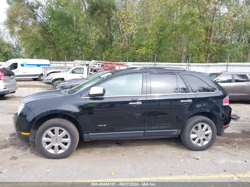 2007 Lincoln Mkx VIN: 2LMDU88C87BJ12556 Lot: 40458101