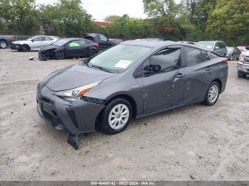 VIN JTDKARFUXL3119360 2020 TOYOTA PRIUS L ECO