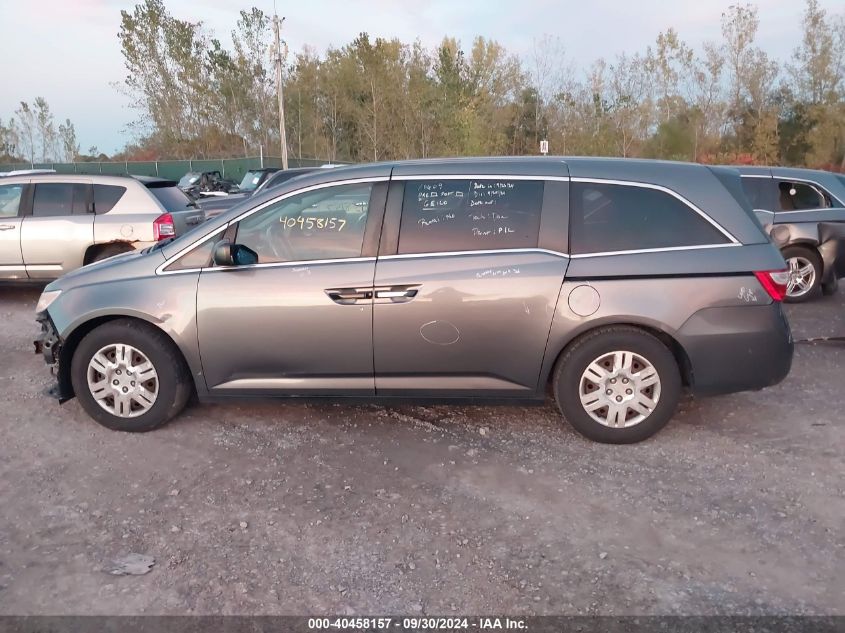 2013 Honda Odyssey Lx VIN: 5FNRL5H20DB058375 Lot: 40458157