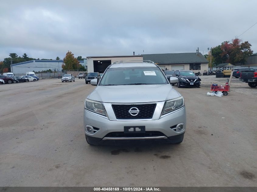 2014 Nissan Pathfinder Sl VIN: 5N1AR2MM4EC691196 Lot: 40458169